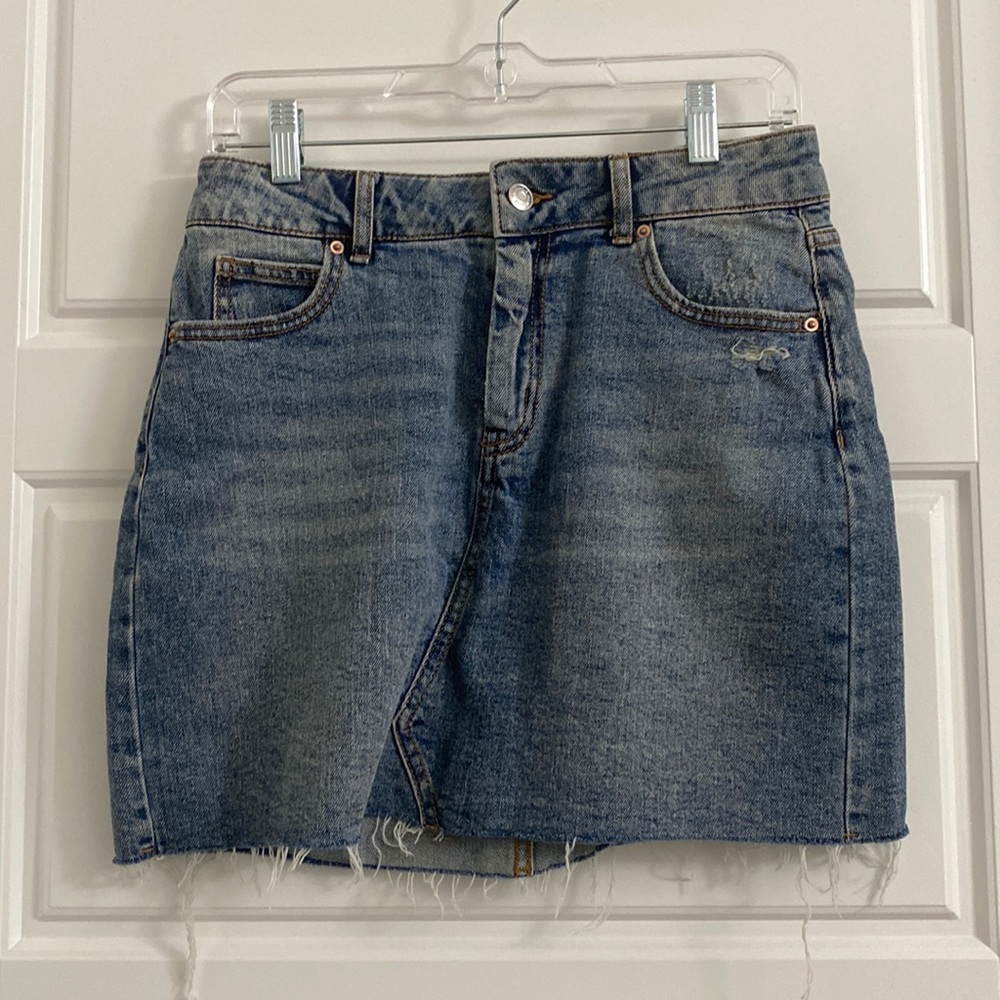 Denim Mini Skirt